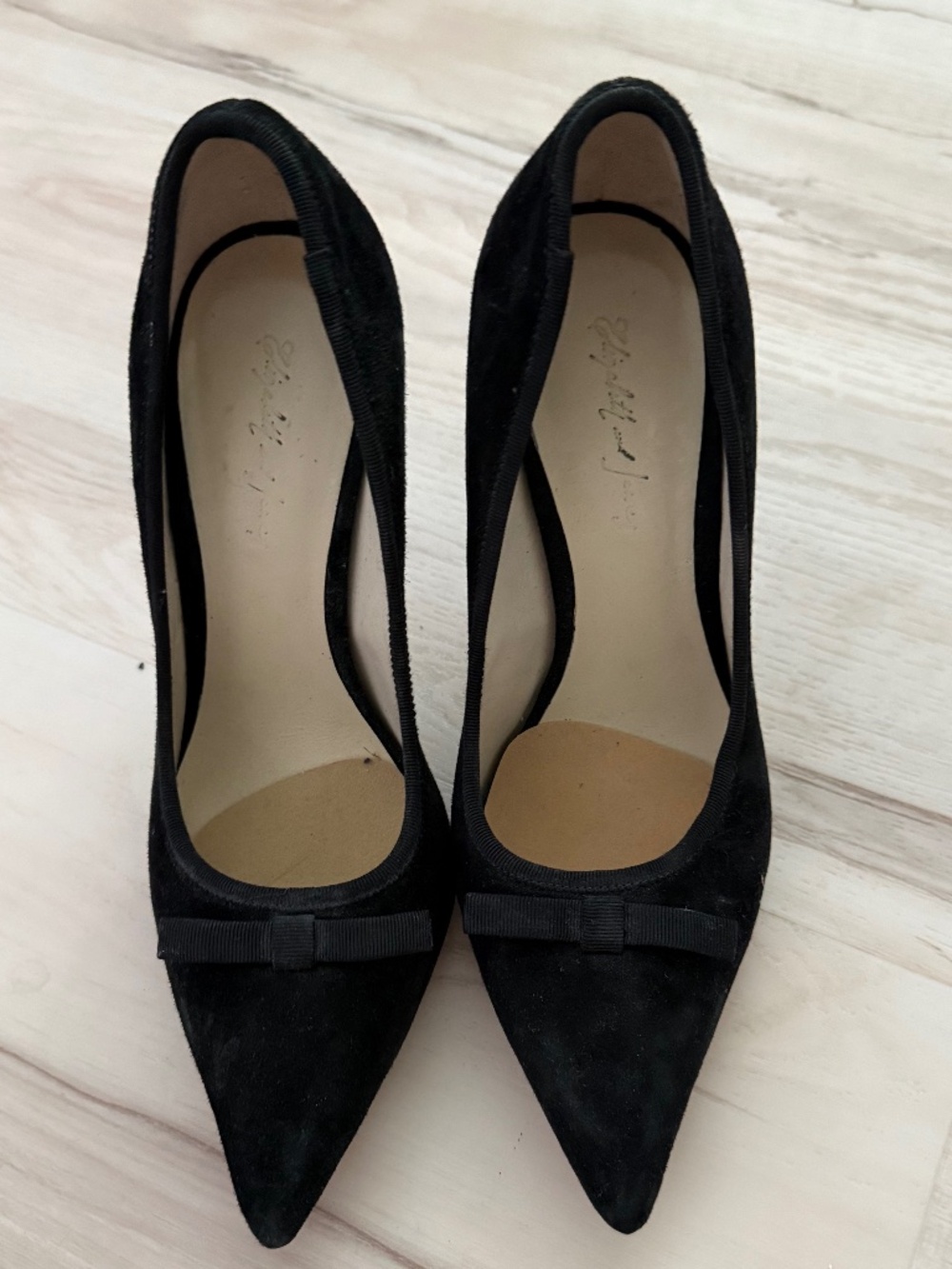 Elizabeth & James Black Heels